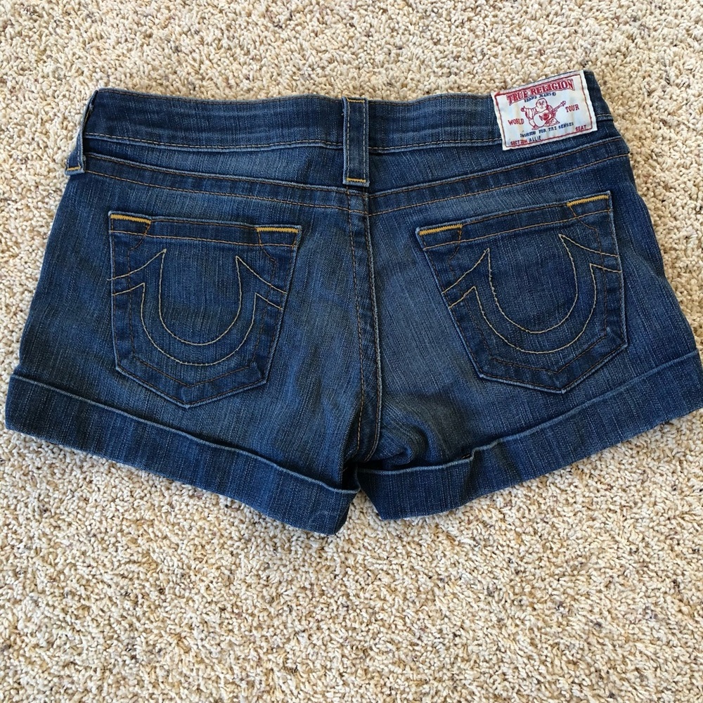 True Religion denim shorts